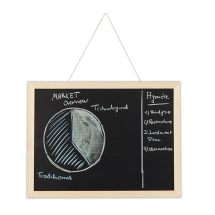 Chalk board with wooden frame