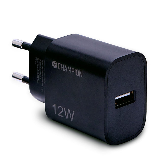 Ladegerät 12W Schwarz