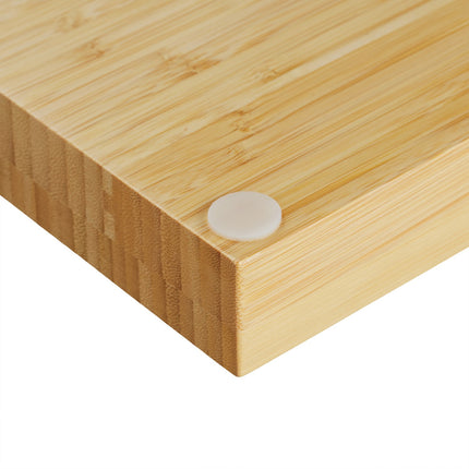 Cheese board in bamboo with accessories in 7 parts