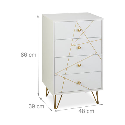 Commode à 4 tiroirs