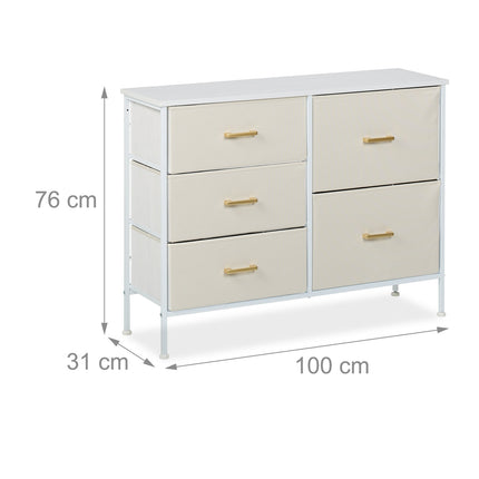 Kommode mit 5 Schubladen