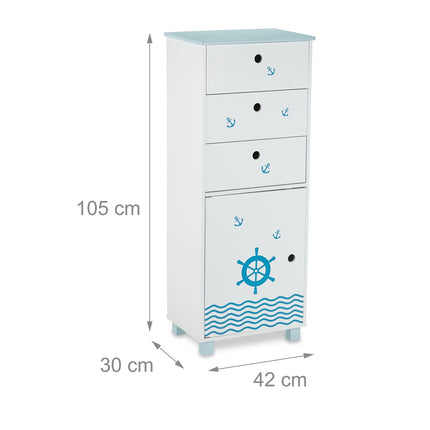 Chest of drawers children 3 drawers