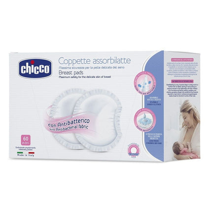 Chicco Antibakterielle Stilleinlagen, 60 Stk.