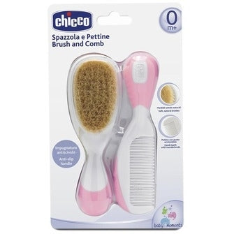 Chicco Bürste und Kamm, Rosa