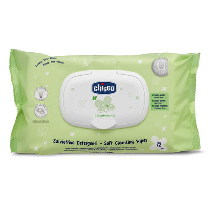 Chicco Cleansing Wipes, 72 Pcs