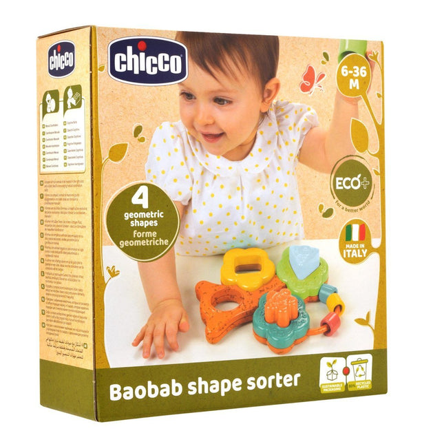 Chicco Lernspielzeug Baobab Formensortierer Eco