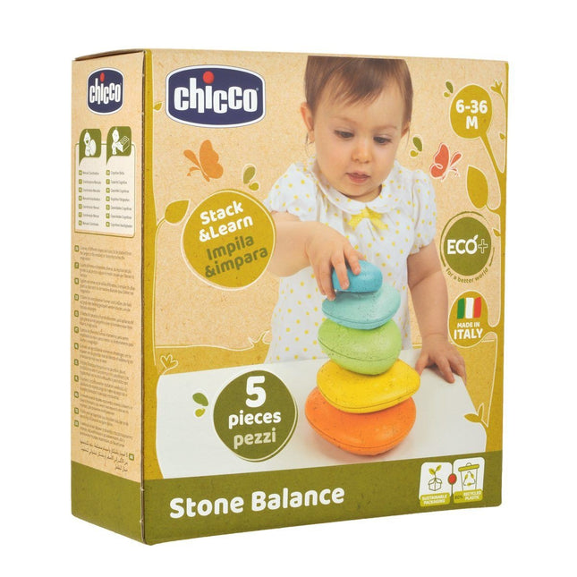 Chicco Lernspielzeug Stein Balance Eco
