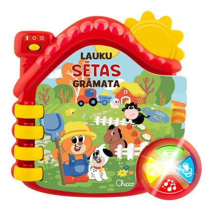 Chicco Interactive Book Farm (In Latvian Lang.)
