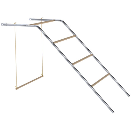Chicken Playground with Adjustable Swing, 4 Perches, 82x150x110 cm