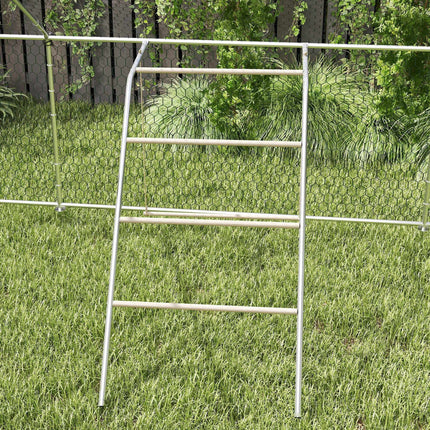 Chicken Playground with Adjustable Swing, 4 Perches, 82x150x110 cm