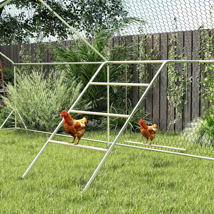 Chicken Playground with Adjustable Swing, 4 Perches, 82x150x110 cm