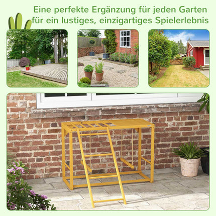 Wooden chicken playground with swings and ladder for 3-4 chickens