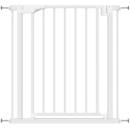 Kinderschutzgitter, ohne Bohren, selbstschließend, 76-82cm, Weiß