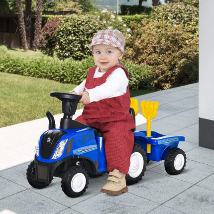 Kinderauto mit Hupen – Blau Kunststoff Metall