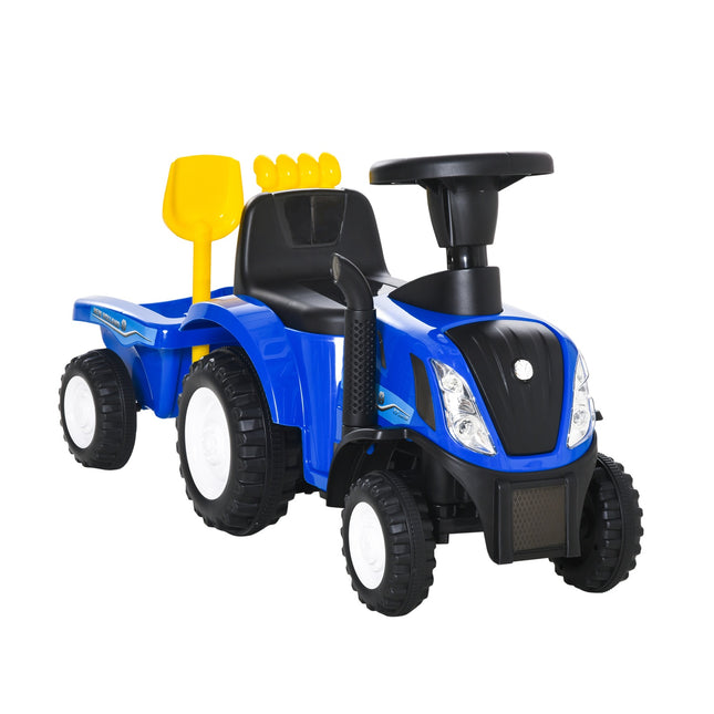 Kinderauto mit Hupen – Blau Kunststoff Metall