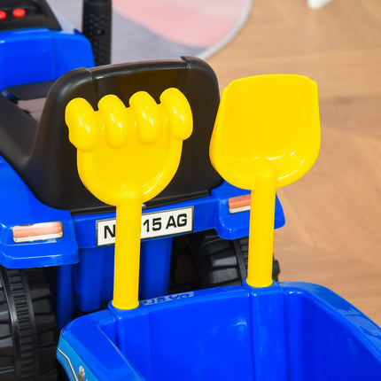 Kinderauto mit Hupen – Blau Kunststoff Metall