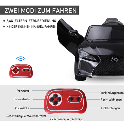 Children's car with remote control and music, 3-6 years