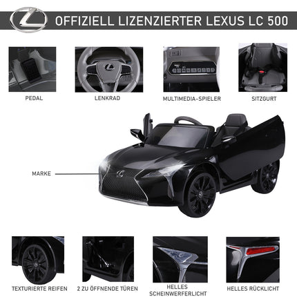 Children's car with remote control and music, 3-6 years