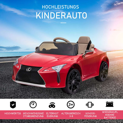 Lexus LC500 Elektroauto für Kinder, Fernbedienung, 3-6 Jahre