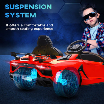 12V Elektro-Kinderauto mit Fernbedienung, MP3, Licht, Hupe