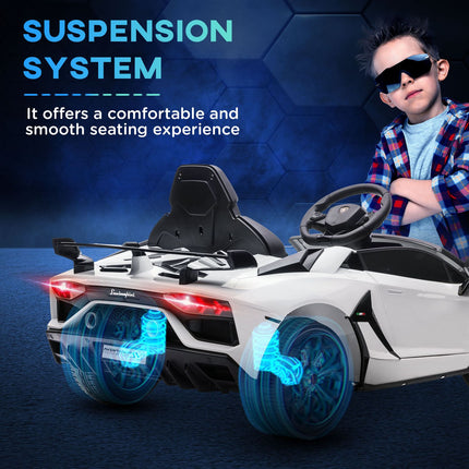 Kinder 12V Elektroauto mit Fernbedienung, MP3 & Lichtern