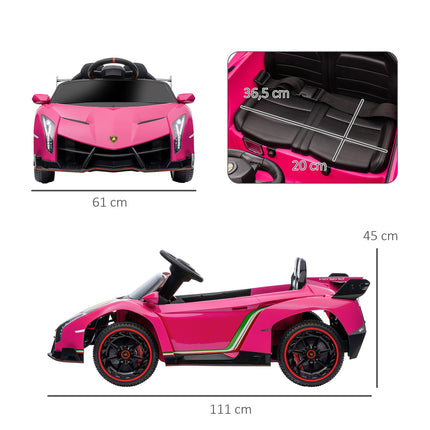 Elektroauto für Kinder mit Bluetooth- & Musikfunktion