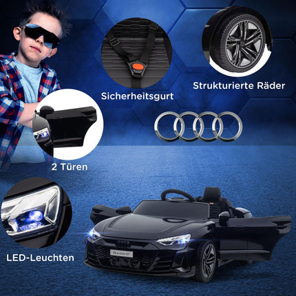 Elektroauto für Kinder mit Fernbedienung, Sicherheitsgurt und Sound