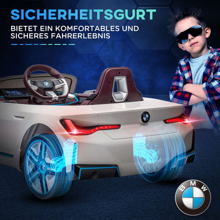 Elektro-Kinderauto mit Fernbedienung, Scheinwerfern, MP3 & 3-5 km/h