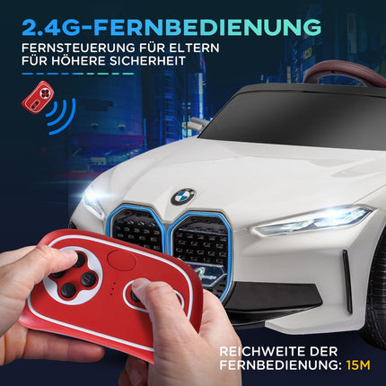 Elektro-Kinderauto mit Fernbedienung, Scheinwerfern, MP3 & 3-5 km/h