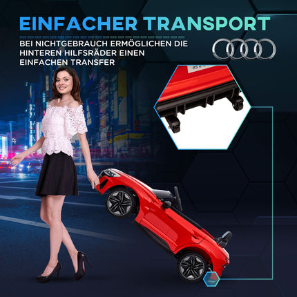 Elektrisches Kinderauto, Fernbedienung, Musik, Licht, 3-5 Jahre, rot