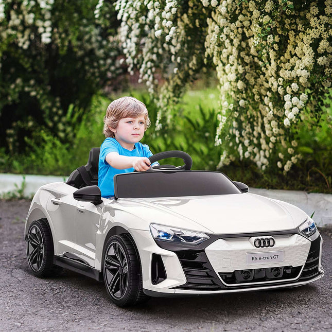 Elektroauto für Kinder mit Fernbedienung & Musik, 3-5 Jahre, weiß