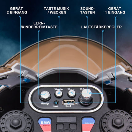 Elektro-Dreirad für Kinder – 6V, 3 Musikmodi, 2,5 km/h