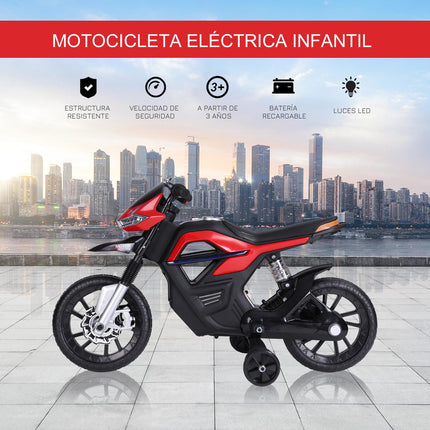 Elektro-Motorrad für Kinder – Licht, Musik, 3 km/h, 3-6 Jahre