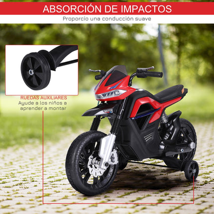 Elektro-Motorrad für Kinder – Licht, Musik, 3 km/h, 3-6 Jahre