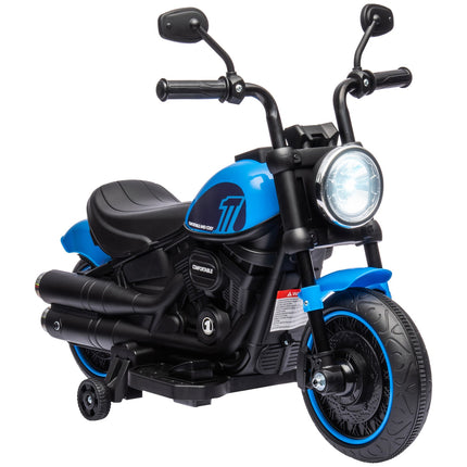Electric motorcycle for children, removable wheels, age 1.5-3 years