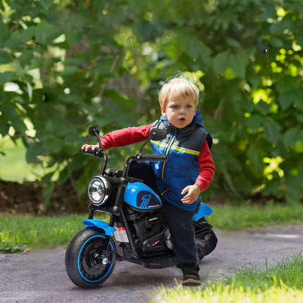Electric motorcycle for children, removable wheels, age 1.5-3 years