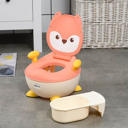 Fuchs Design Baby Töpfchen, rutschfest, klappbarer Deckel, ab 6 Monaten