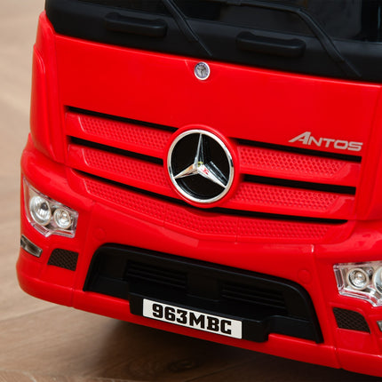 Vozítko Mercedes Antos pro děti, 12-36 měsíců, červená/černá