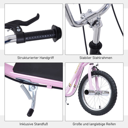 16-Zoll-pinker Roller für Kinder mit Luftbereifung