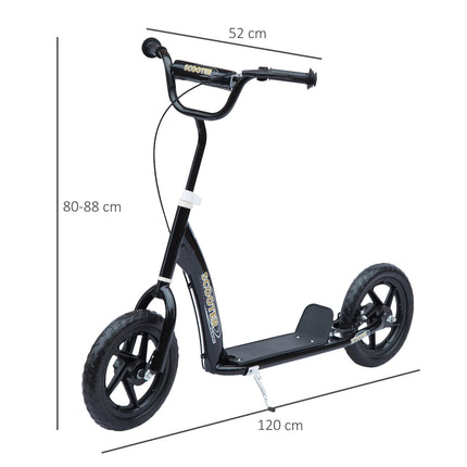 Kinderroller, 12"-Stahlrahmen, hintere Bremse