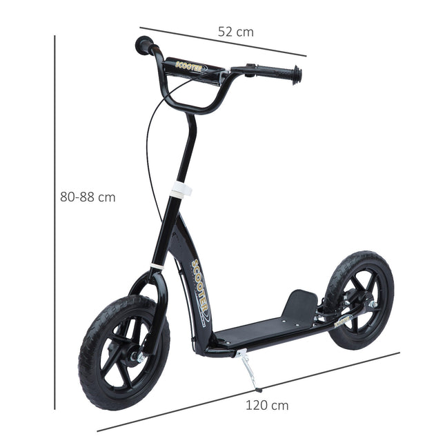 Kinderroller, 12"-Stahlrahmen, hintere Bremse