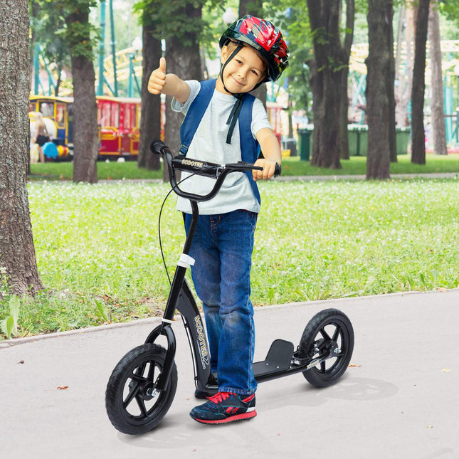 Kinderroller, 12"-Stahlrahmen, hintere Bremse