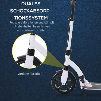 Tretroller für Teenager, faltbar und höhenverstellbar, Aluminium