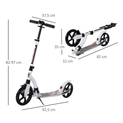 Tretroller für Teenager, faltbar und höhenverstellbar, Aluminium