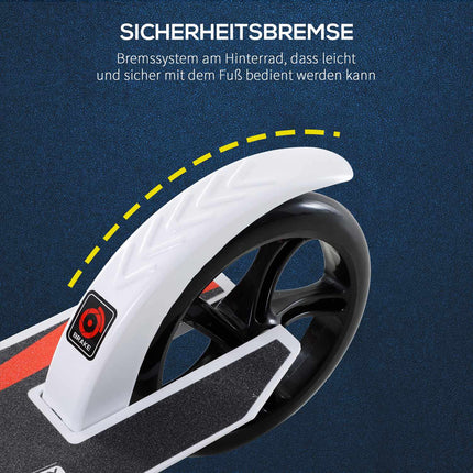 Tretroller für Teenager, faltbar und höhenverstellbar, Aluminium