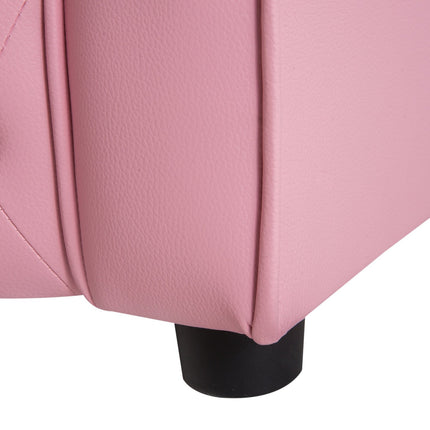 Rosa herzförmiges Sofa für Kinder – gemütliches und niedliches Design