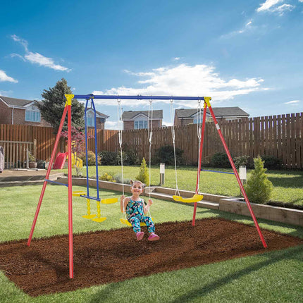 Verstellbare Kinderschaukel mit 2 Sitzen für Kinder von 3-5 Jahren