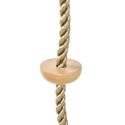 Kletterseil für Kinder mit Holzstufen, 2 m