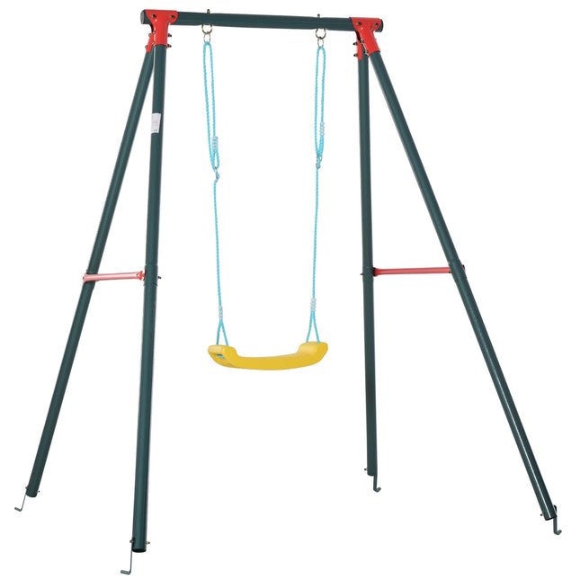 Metallschaukel für Kinder von 6–12 Jahren, 155x160x180 cm