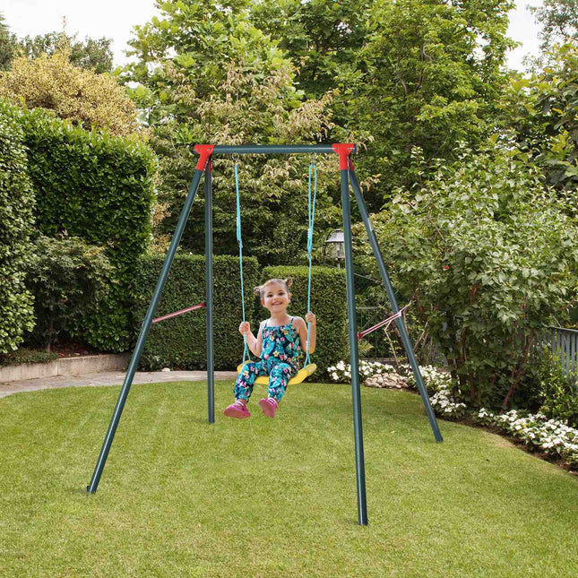 Metallschaukel für Kinder von 6–12 Jahren, 155x160x180 cm